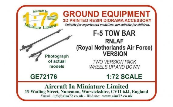 AIM Barra di traino F-5 RNLAF 1/72