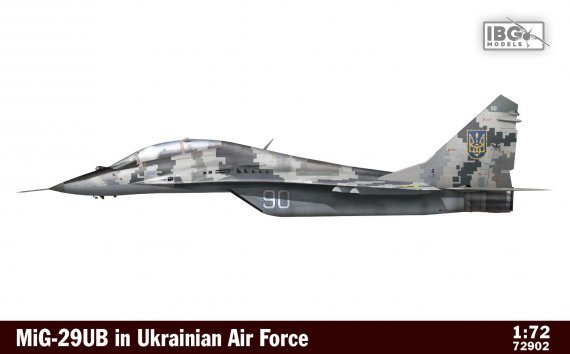 1/72 MiG-29UB in Ukrainian Air Force