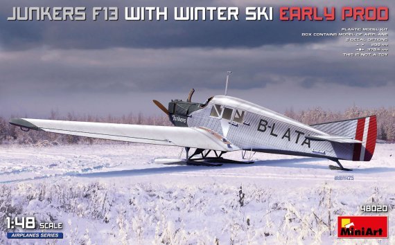 1/48 Junkers F13 with Winter Ski Early production