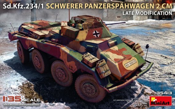 1/35 Sd.Kfz.234/1 Schwerer Panzersphwagen Late