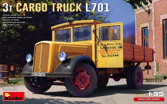 1/35 L701 3t Cargo Truck 6x camouflages