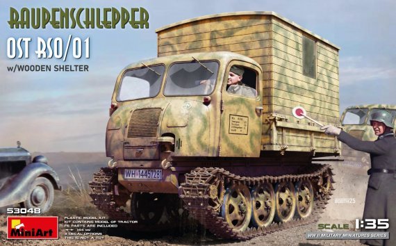 1/35 Raupenschlepper Ost RSO/01 with Wooden Shelter