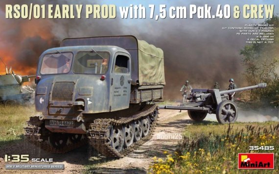 1/35 RSO/01 Early production with 7,5 cm Pak.40 & Crew