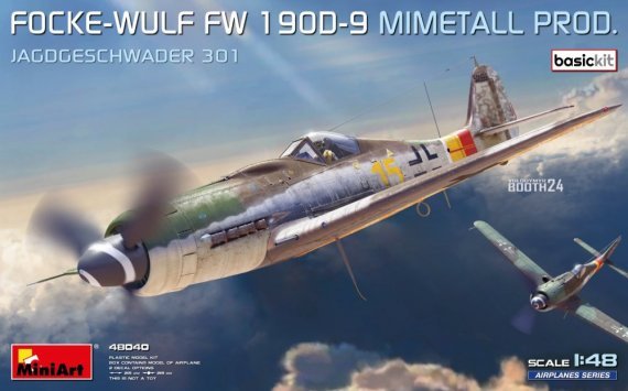 MiniArt Fw 190D-9 Mimetall Jagd.301 1/48 Kit de base