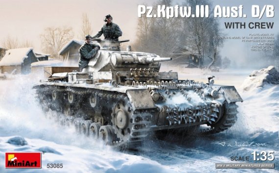 MiniArt Pz.Kpfw.III Ausf. D/B avec Equipage 1/35