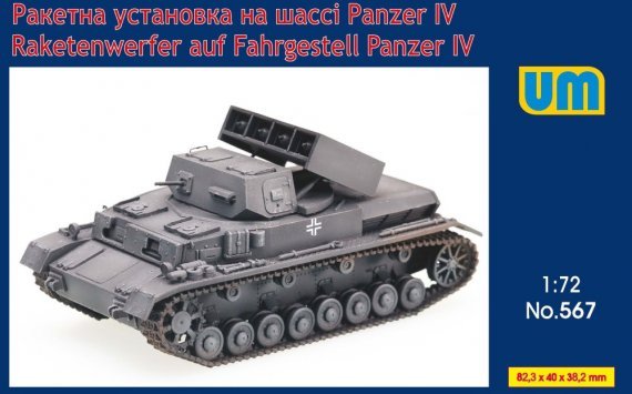 1/72 Raketenwerfer auf Fahrgestell Pz.Kpfw.IV