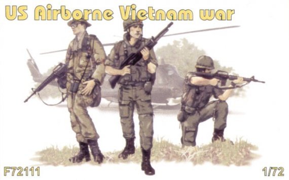 CMK Figurines US Airborne Guerre du Vietnam 1/72 x3