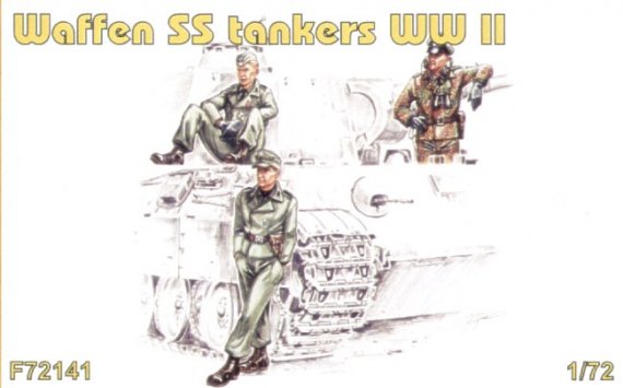 CMK Figurines Waffen SS Tankistes WWII 1/72