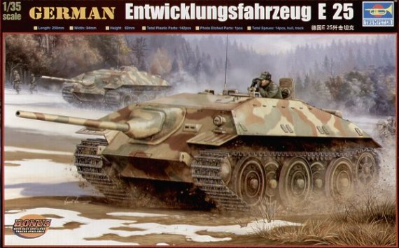 Trumpeter Entwicklungsfahrzeug E-25 1/35