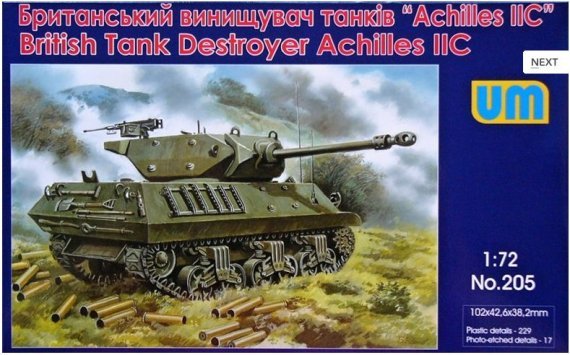 1/72 British Tank Destroyer Achilles IIC