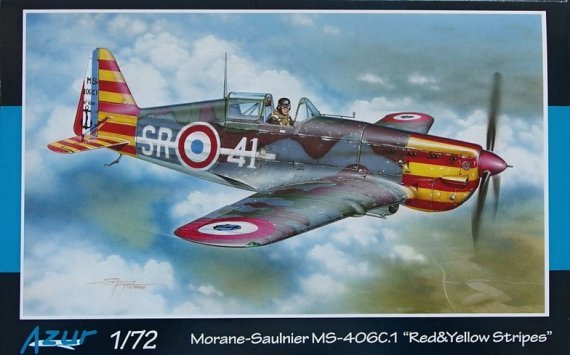 1/72 MS-406C.1 Red&Yellow Stripes