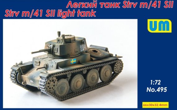1/72 Strv m/41 SII Swedish Light Tank
