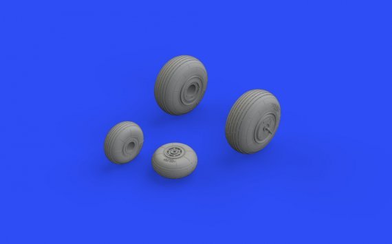 Brassin 1/48 Mi-24V wheels