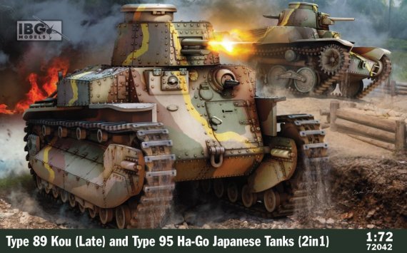 1/72 Type 89Kou and Type 95Ha-Go 2-in-1