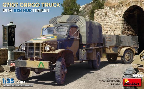 1/35 G7107 Cargo Truck with Ben Hur Trailer