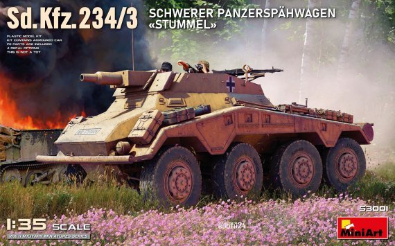 1/35 Sd.Kfz.234/3 Schwerer Panzersphwagen STUMMEL