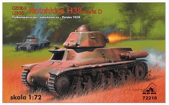 RPM 1/72 Hotchkiss H-38 Serie D Polen 1939
