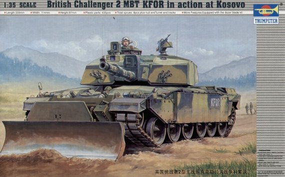 Trumpeter Challenger 2 MBT KFOR 1/35