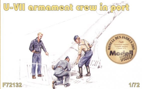 CMK 1/72 Equipage armement U-Boot Type VIIc avec torpille G7