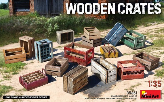 1/35 Wooden Crates