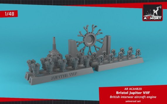 1/48 Bristol Jupiter VII aircraft engine