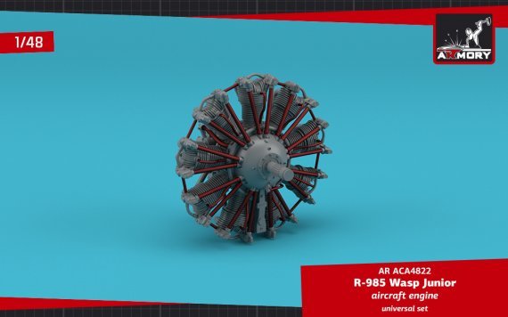 1/48 R-985 Wasp Junior aircraft engine