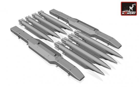 1/72 GBU-39 Small Diameter Bomb with BRU-61/A carriage system