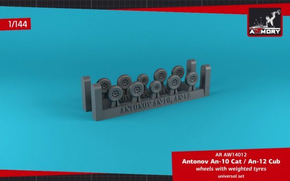 1/144 Antonov An-10/An-12 Cub wheels