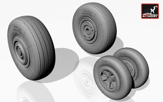1/32 Mikoyan MiG-23 wheels