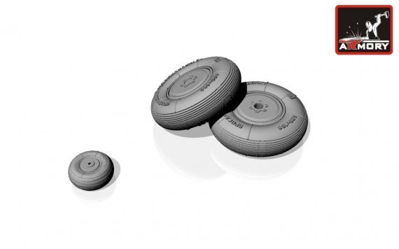 1/72 Yakovlev Yak-1 wheels