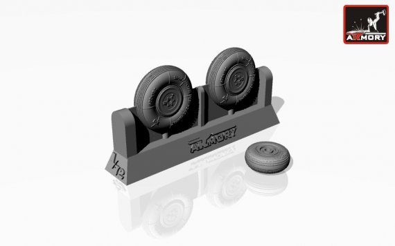 1/72 Yakovlev Yak-17 wheels