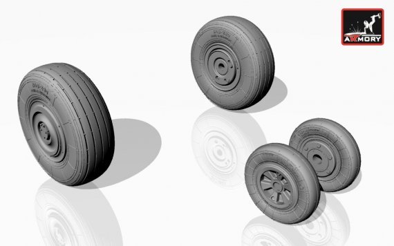 Armory Roues MiG-23 ML/MLA/MLD/UM 1/72