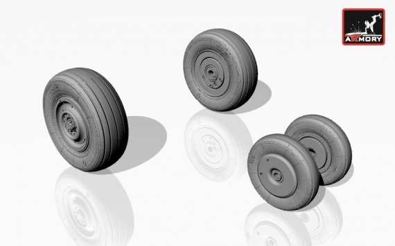 Armory Set ruote 1/72 Mikoyan MiG-23B/BN