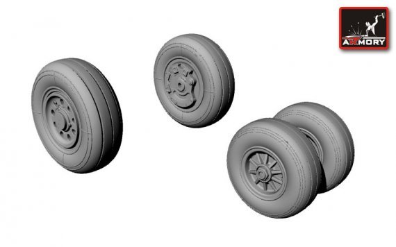 1/72 F-35C Lightning-II wheels set