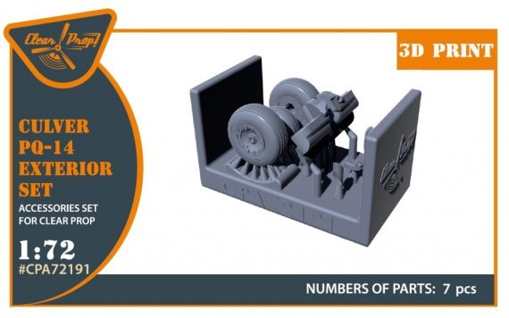 1/72 Culver PQ-14 Exterior set for Clear Prop