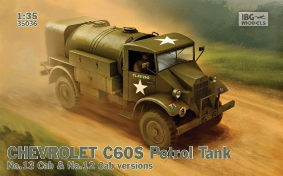 1/35 Chevrolet C60S Petrol Tank (No. 12 and 13 Cab versions)