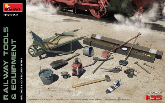 1/35 railway tools and equipment