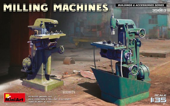 1/35 Milling Machines 2 pcs.