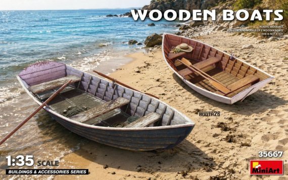 MiniArt 1/35 Holzboote 2 St�ck