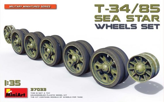 1/35 T-34/85 Sea Star wheels set
