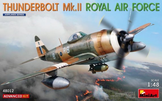 1/48 Thunderbolt Mk.II. Royal Air Force ADVANCED KIT