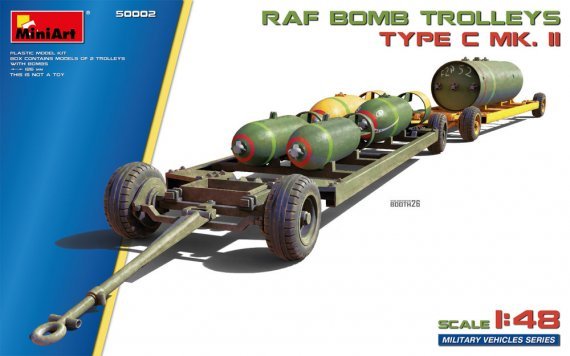 MiniArt 1/48 RAF Bomb Trolleys Type C Mk. II