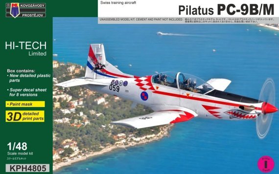 Kovozavody 1/48 Pilatus PC-9B/M Hi-Tech