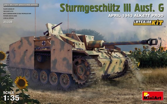 1/35 Sturmgeschutz III Ausf. G April 1943 Int.Kit