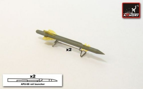 Armory Kh-25MP AS-12 Kegler Missile Anti-Radar 1/72