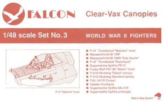 Falcon 1/48 WWII Fighters Verri�res Vac-Form Avions