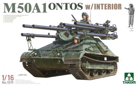 1/16 US M50A1 Ontos with interior, Vietnam