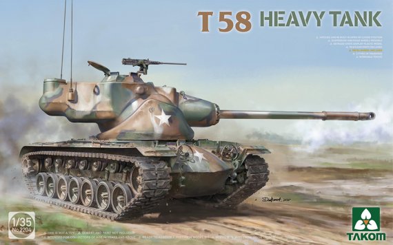 1/35 US Army T58 Experimental Heavy Tank
