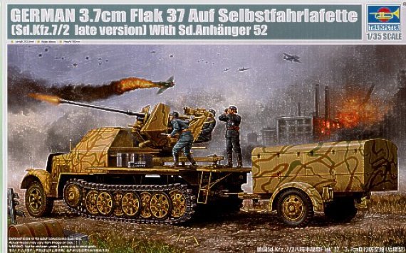 1/35 Sd.Kfz.7/2 3,7cm Flakvierling 37