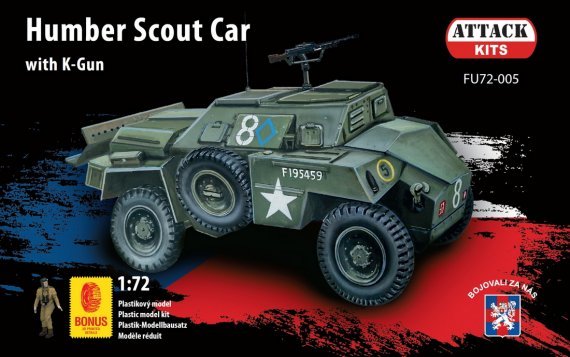 Attack Humber Scout Car Vickers K 1/72 Limited Edition